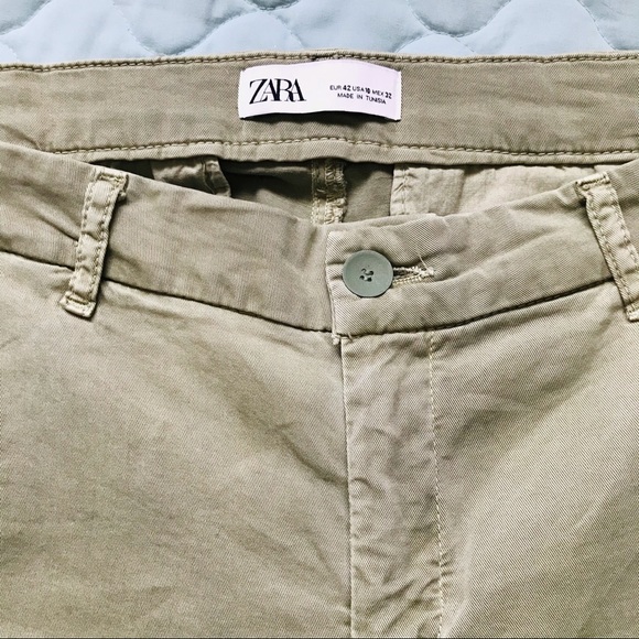 Zara Women’s Green Ankle Trousers - Picture 10 of 14